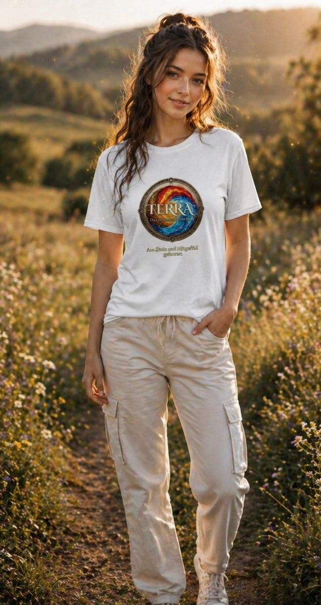 Das Echo der Elemente | Shirt ‚Elara‘ White