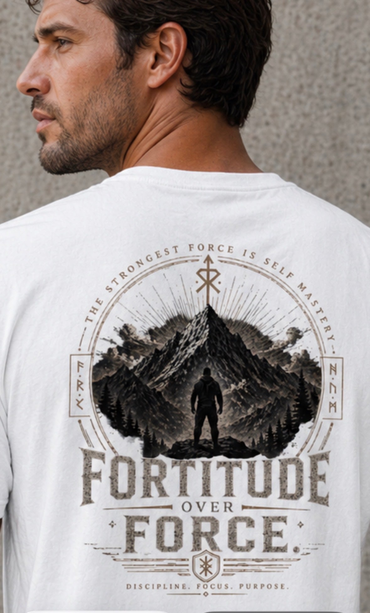 ‚Fortitute Force‘ | Cotton Shirt | White