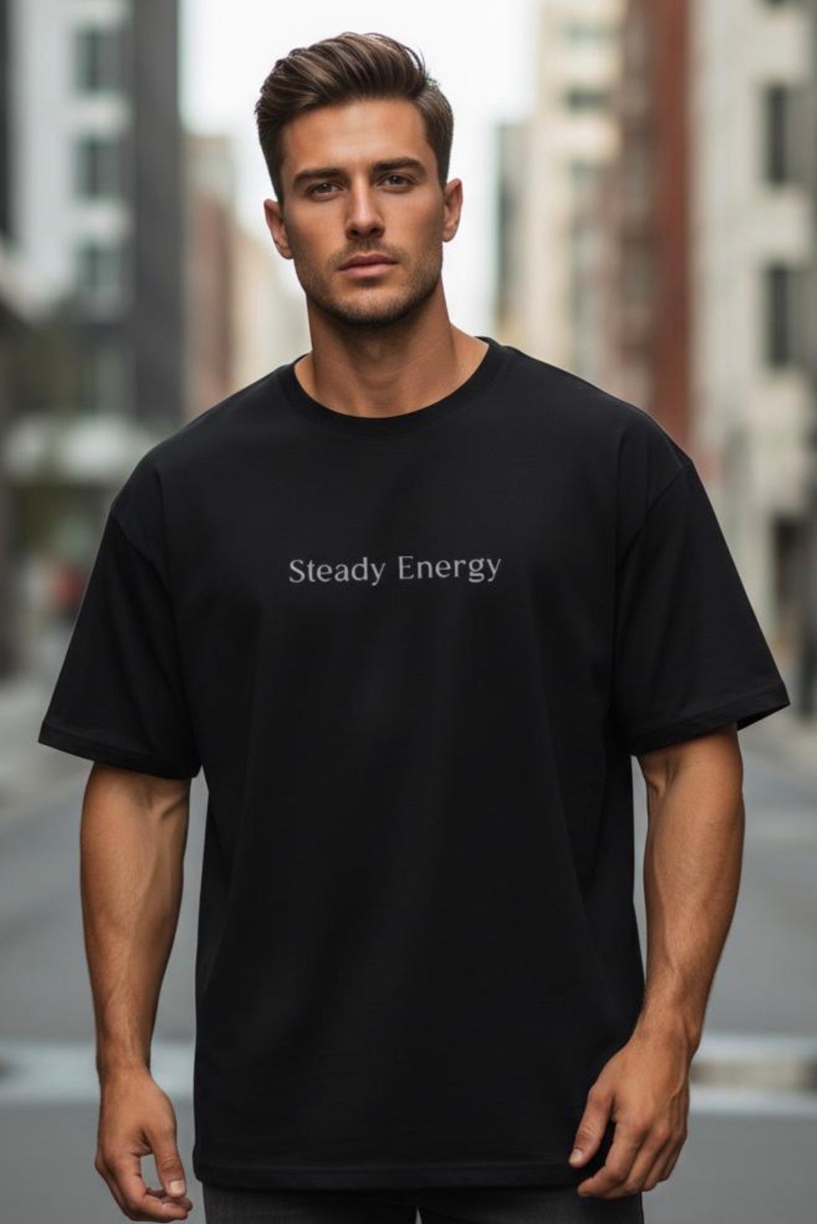 Quiet Power Shirt Men | Steady Energy T-Shirt |