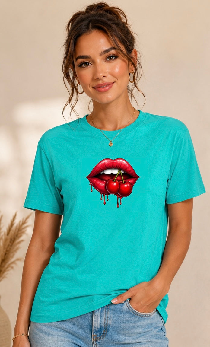 Türkis Shirt | Cherry Lips | Cherry Lips Collection 💋