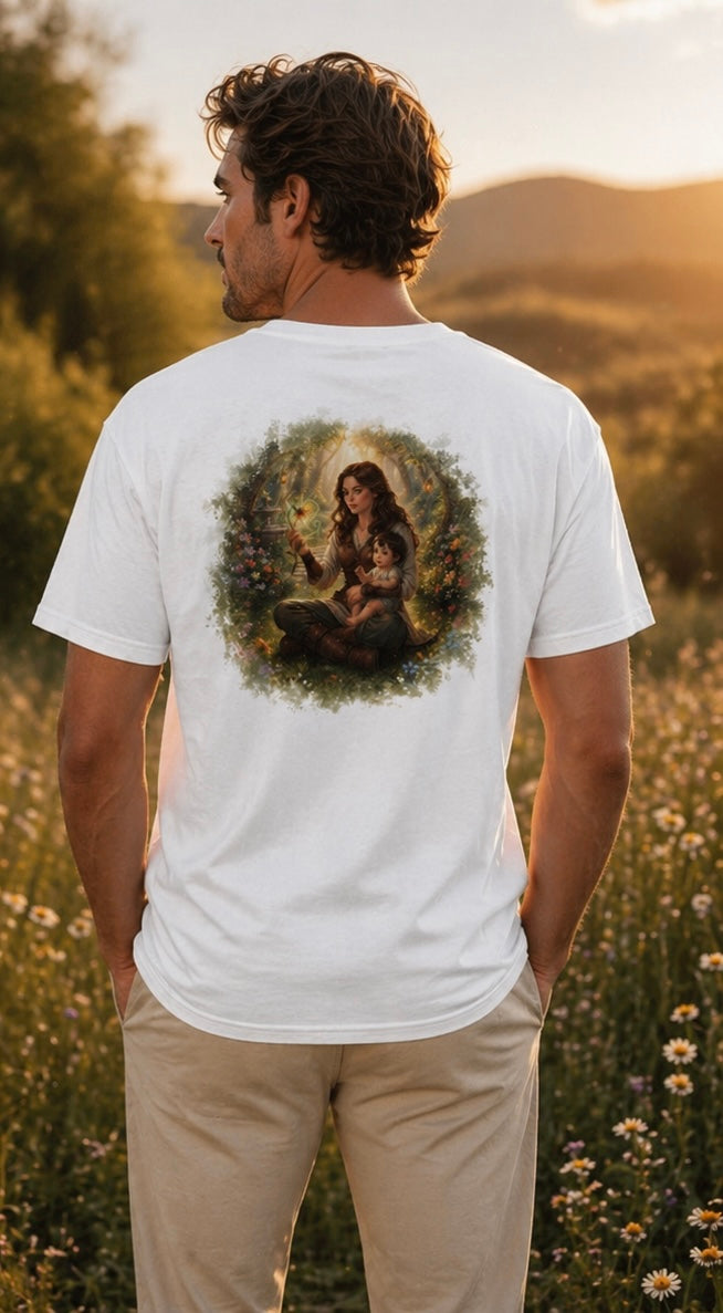 Das Echo der Elemente | Shirt ‚Elara‘ White