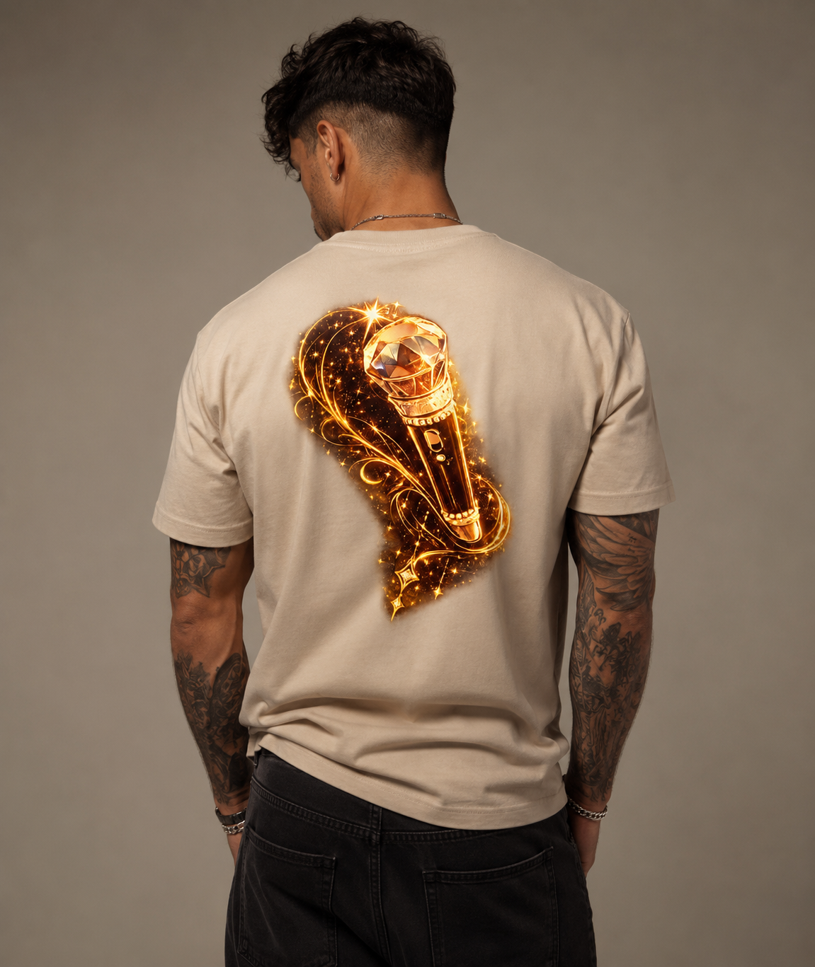 Steady Energy | Golden Mic. Backprint | Unisex