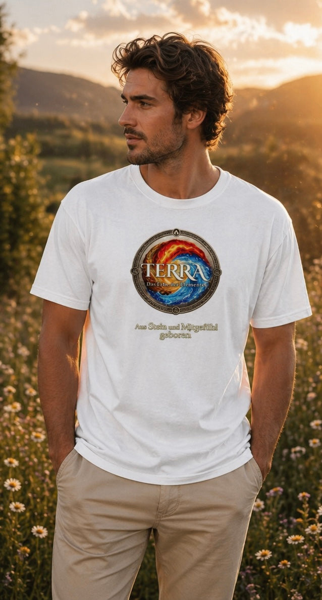 Das Echo der Elemente | Shirt ‚Elara‘ White