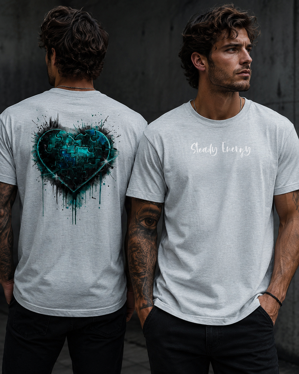 Steady Energy | Shirt Glow Heart | Unisex
