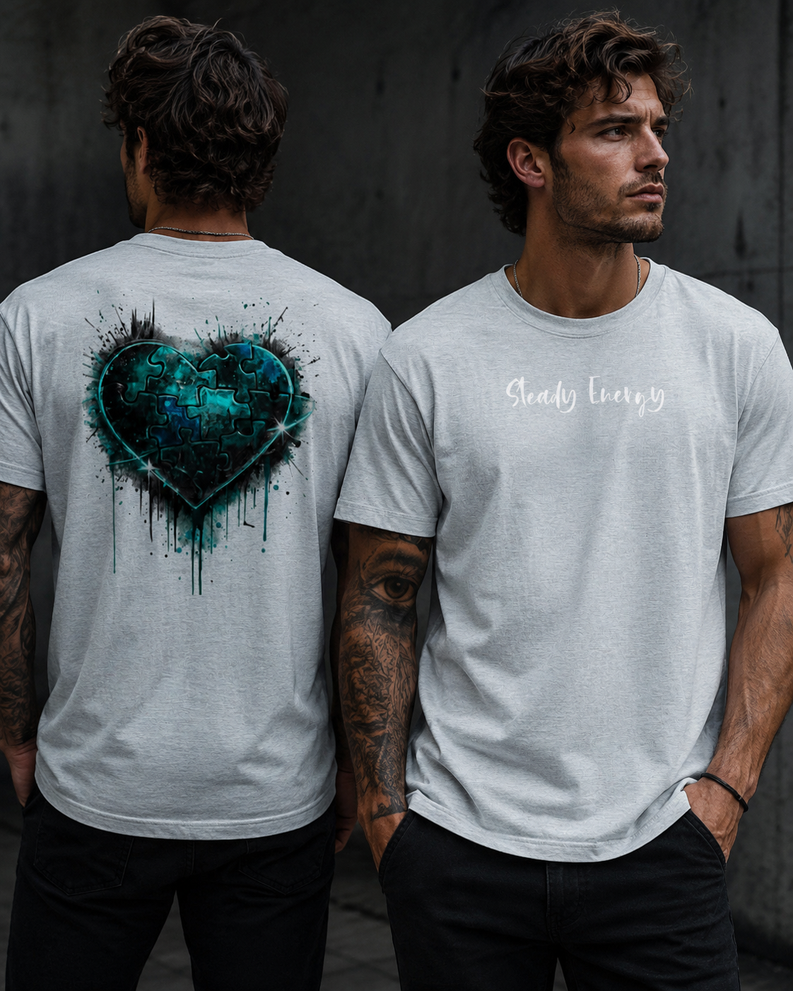Steady Energy | Shirt Glow Heart | Unisex