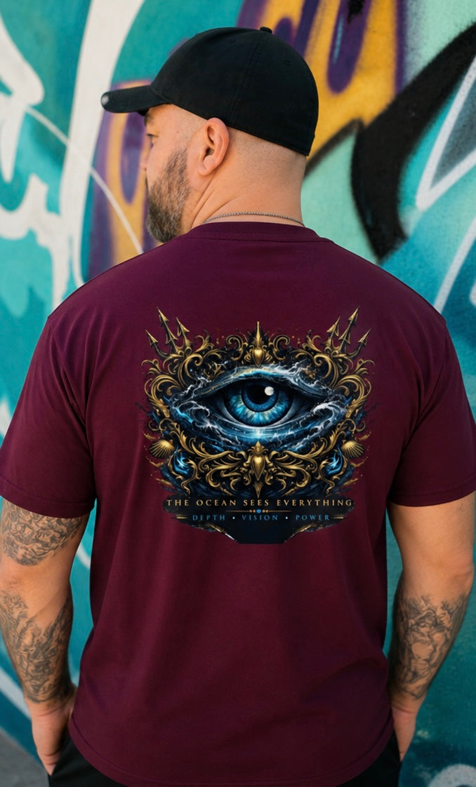 Ocean Eyes Shirt | Unisex | Maroon
