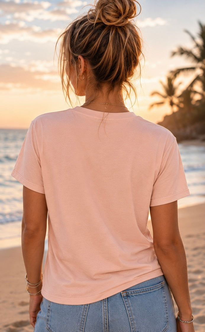 Ocean Herz Shirt| Sommer Shirt | Bio Baumwolle
