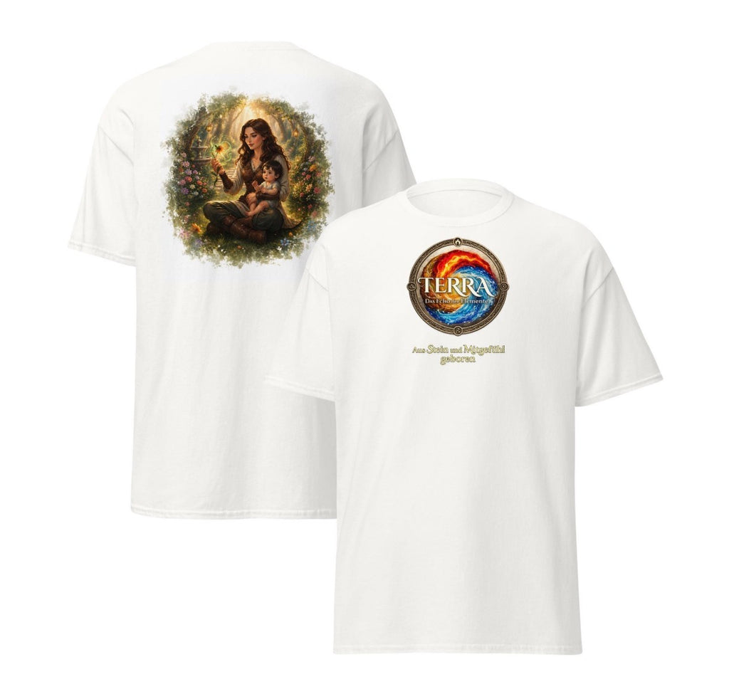 Das Echo der Elemente | Shirt ‚Elara‘ White