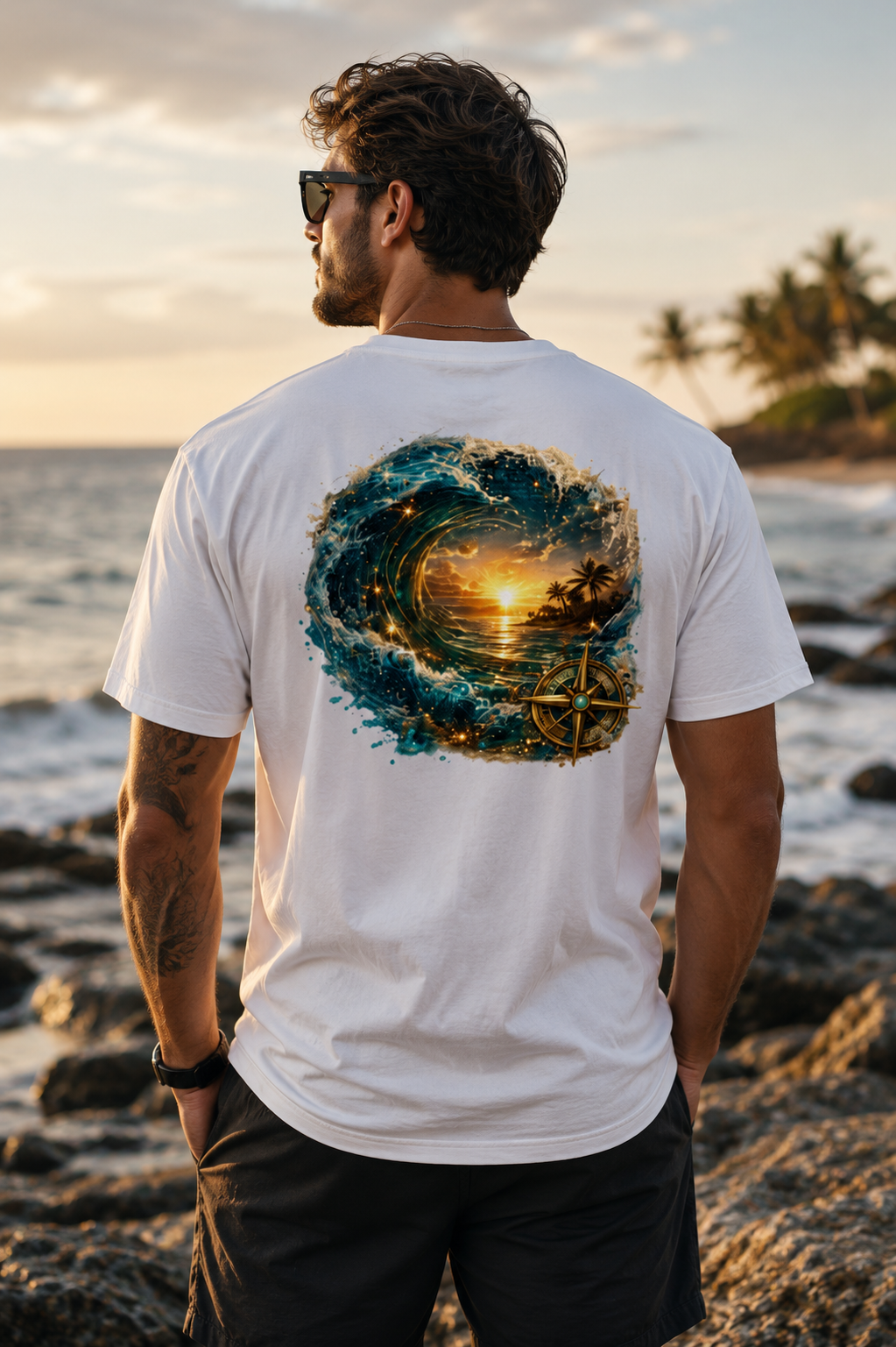 Steady Energy Unisex T-Shirt | Ocean Wave | Beach Streetwear Shirt