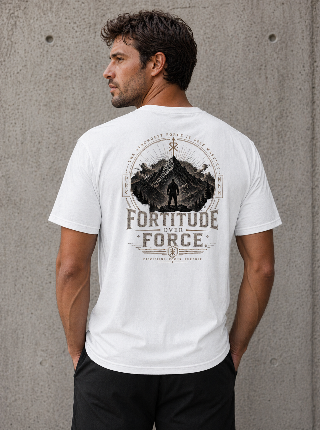 ‚Fortitute Force‘ | Cotton Shirt | White