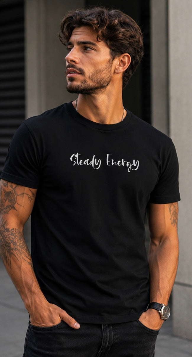 Steady Energy | Dynamic Star Backprint | Unisex Shirt
