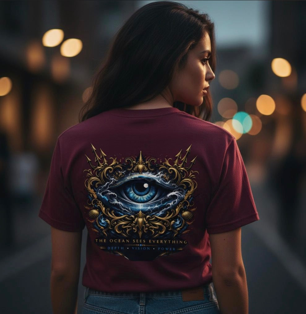 Ocean Eyes Shirt | Unisex | Maroon
